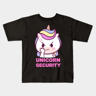 Unicorn Security Kids T-Shirt